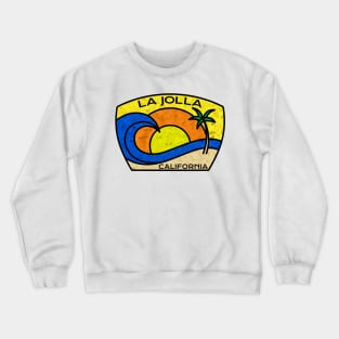 La Jolla California Surfing Crewneck Sweatshirt